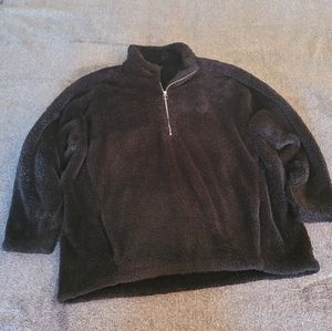 Express quarter zip sherpa size L